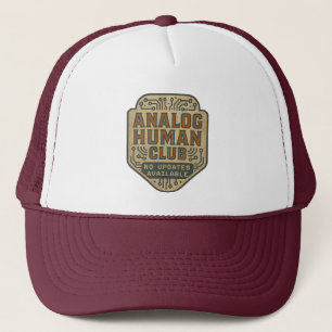 Analog Human Klubb Truckerkeps - Vintage och fetst