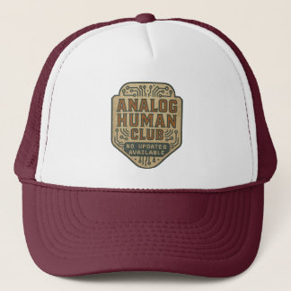 Analog Human Klubb Truckerkeps - Vintage och fetst