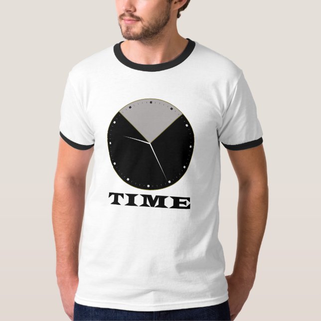 Analog klocka t shirt (Framsida)
