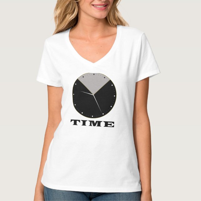 Analog klocka t shirt (Framsida)