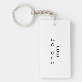 Analog Man Keychain-Nyckelring | Dubbla