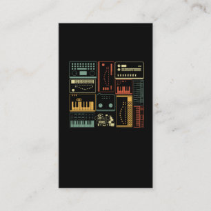 Analog modulär Synthesizer Music Producer Tangent Visitkort
