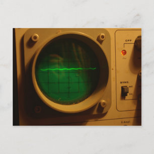 Analog Oscilloscope 1964 Vykort