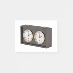 Analog schackklocka post-it block