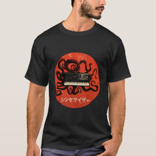 Analog Synthesizer Kraken Synth Japanska öron T Shirt