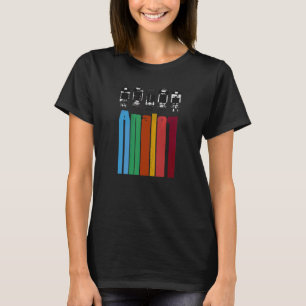 Analog Vacuum Tubes Audio Valve Amps Retro Aesthet T Shirt