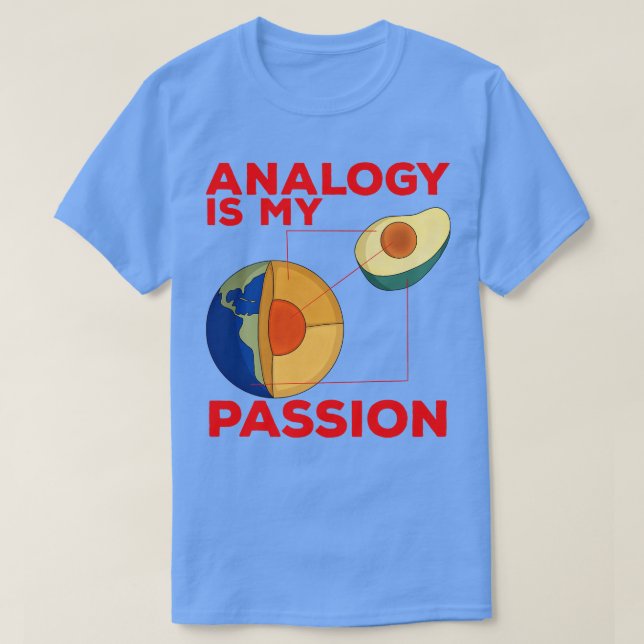 Analogy är min passion t shirt (Design framsida)