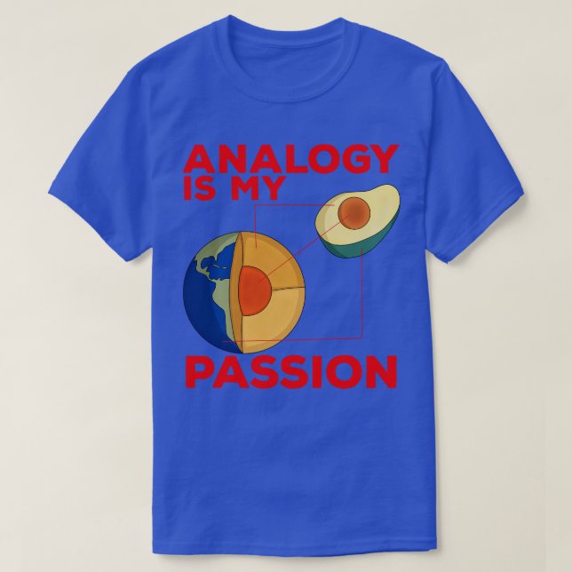 Analogy är min passion t shirt (Design framsida)