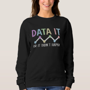 Analys av beteendeanalys för Data It-beteende T Shirt
