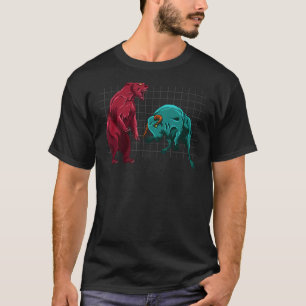 Analys av kryptovaluta för Bear Crypto Chart T Shirt