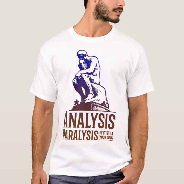 Analys - fortfarande din tur? -Unisex T Shirt (Framsida)