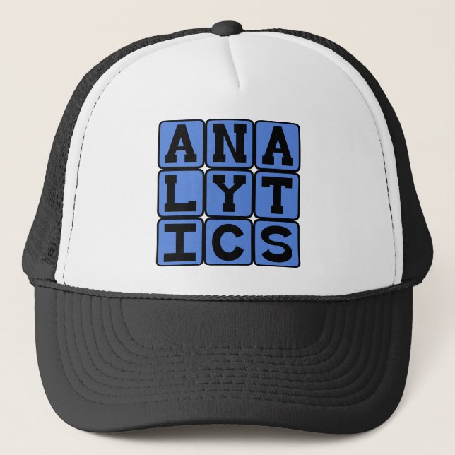 Analys, meningsfulla mönster i data truckerkeps (Framsida)