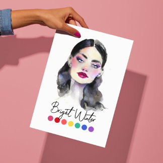 Analysartikel för Bright Winter Type Säsong Färg Poster