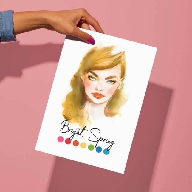 Analysartikel för Säsong Färg av Bright Vår-typ Poster (Skapare uppladdad)