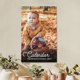 Analysera denna lista för en anpassad familjefotok kalender