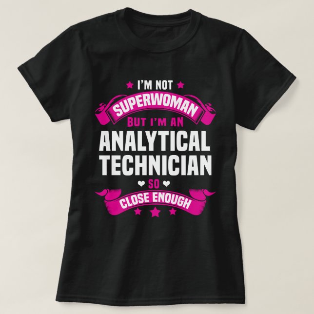 Analystekniker T Shirt (Design framsida)