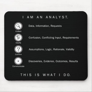 Analytiker Mousepad Musmatta