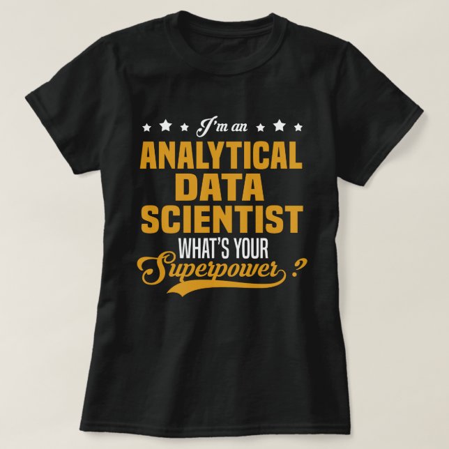 Analytisk datatekniker t shirt (Design framsida)