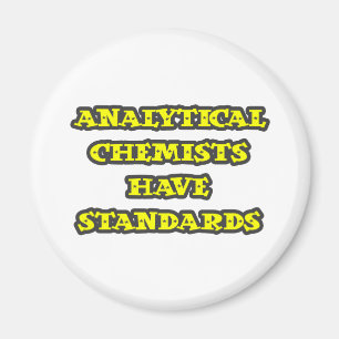 Analytiska kemikalier har standarder magnet