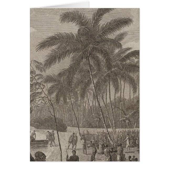 Anamoka Tonga Hälsningskort (Framsidan)