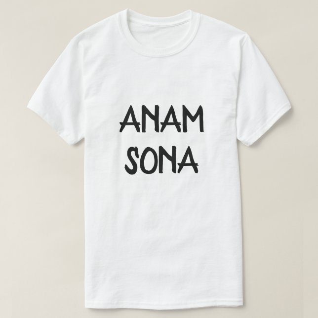 anamsona, lycklig soul i skotsk Gaelic Tee Shirt (Design framsida)