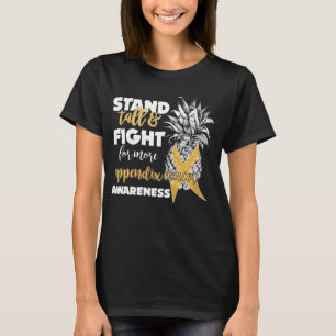 Anananassaställ för ananfallscancer, hög t shirt