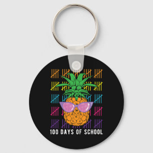 Ananas 100 dagar för skollärare och Student G Nyckelring