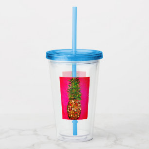 Ananas Akryltorktumlare Take Away Mugg