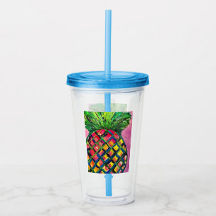 Ananas Akryltorktumlare Take Away Mugg