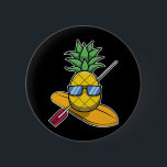 Ananas Aloha Beacher Hawaii Stället Paddling G Knapp<br><div class="desc">Pineapple Aloha Beacher Hawaii stand up Paddling Gift - Sup</div>