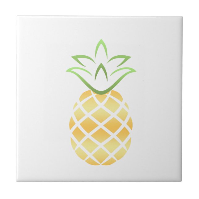 Ananas Aloha Hawaii! Kakelplatta (Framsidan)