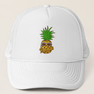 Ananas älskare-ananas med solglasögon keps