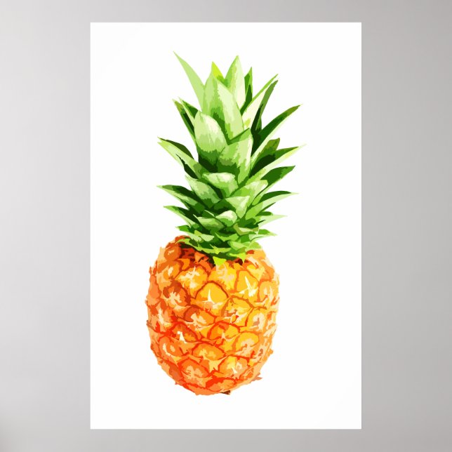 Ananas, ananas poster, ananas canvas. poster (Framsidan)
