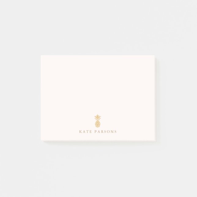 Ananas-Anteckningsblock Post-it Block (Framsida)