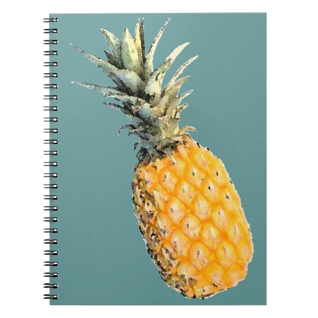 ananas anteckningsbok med spiral (Framsidan)