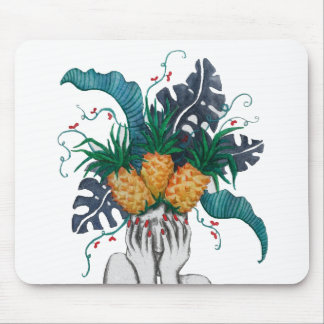 Ananas är i mitt huvud musmatta