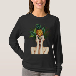 Ananas är i mitt huvud t shirt