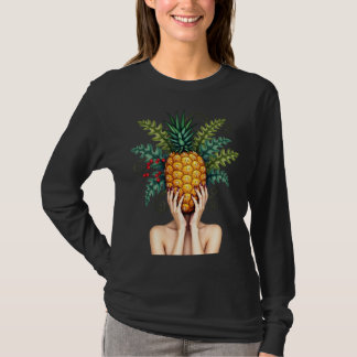 Ananas är i mitt huvud t shirt