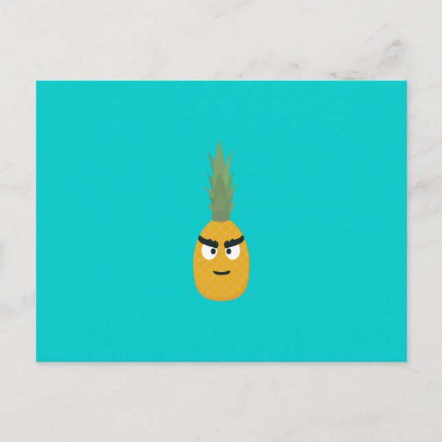 Ananas, arg vykort (Framsida)