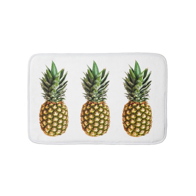Ananas avtryck badplats för badrum utan halkbad fö badrumsmatta (Framsidan)