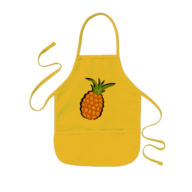 ananas barnförkläde (Framsidan)