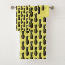 Ananas Bath Towels, Tvätta Trasa
