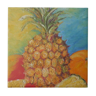 Ananas belägger med tegel kakelplatta