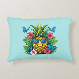 Ananas Butterfly Hibiscus Prydnadskudde