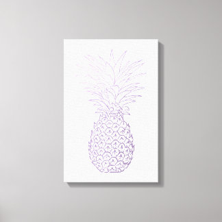 Ananas Canvastryck