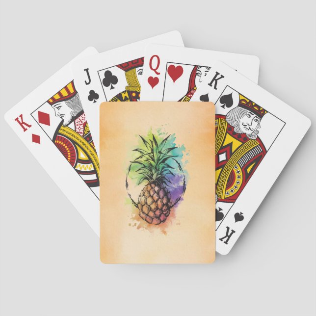 Ananas Casinokort (Baksidan)
