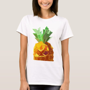 Ananas, cirkulär, övre t shirt