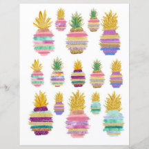 Ananas-Clipart för din skrapbok och Journal