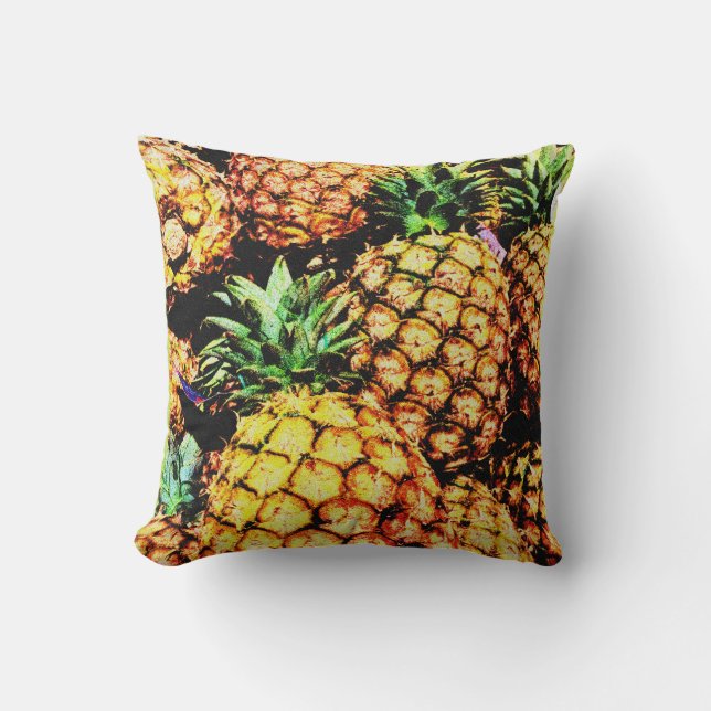 "Ananas" Cute Photo. Köp nu Kudde (Framsida)