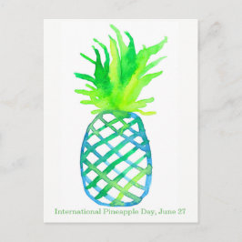 Ananas-dagen internationell 27 juni vykort